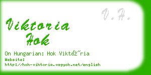 viktoria hok business card